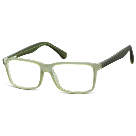 Okulary oprawki korekcyjne Nerdy zerówki Flex Sunoptic CP162C jasnozielone